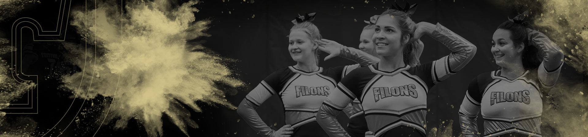 Photomontage sportif avec les couleurs du Cégep de Thetford