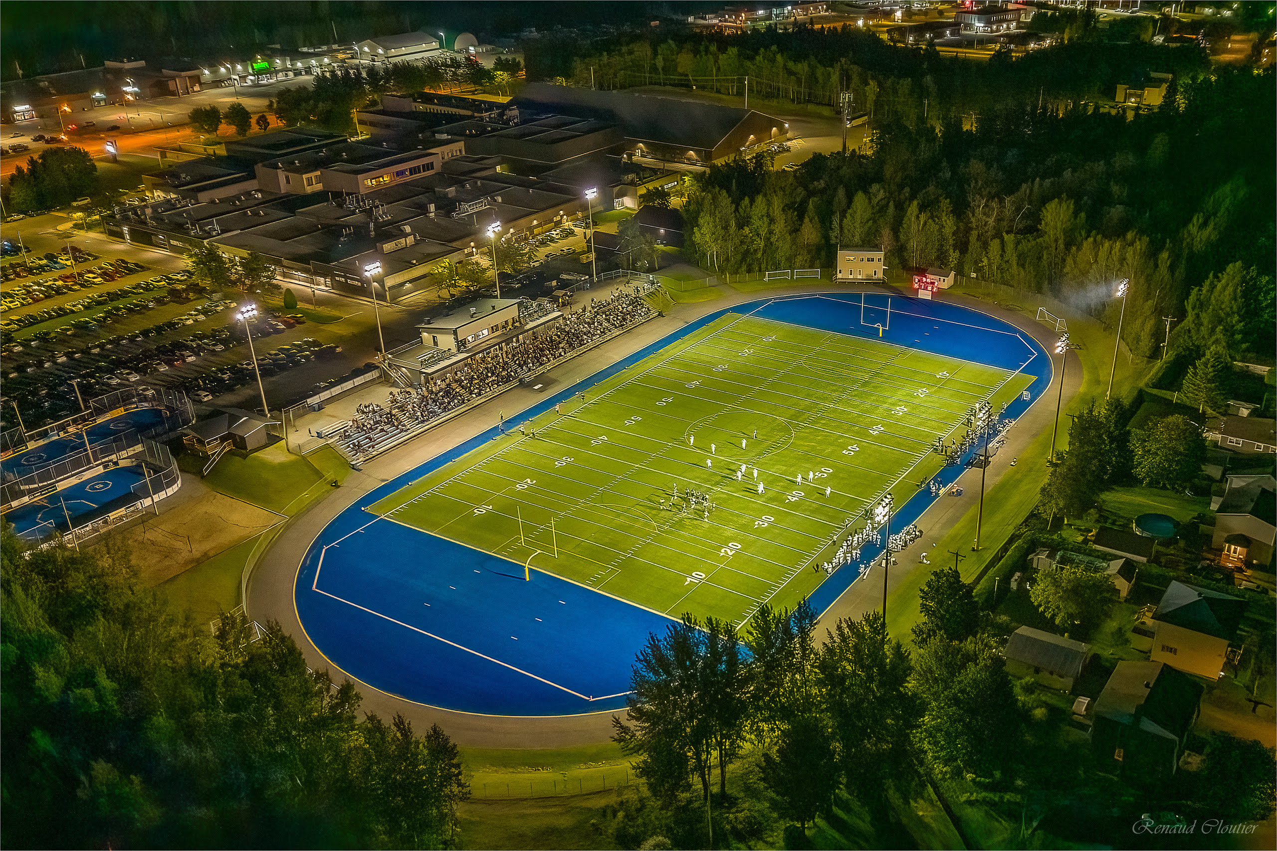 Terrain de football du Cégep de Thetford.