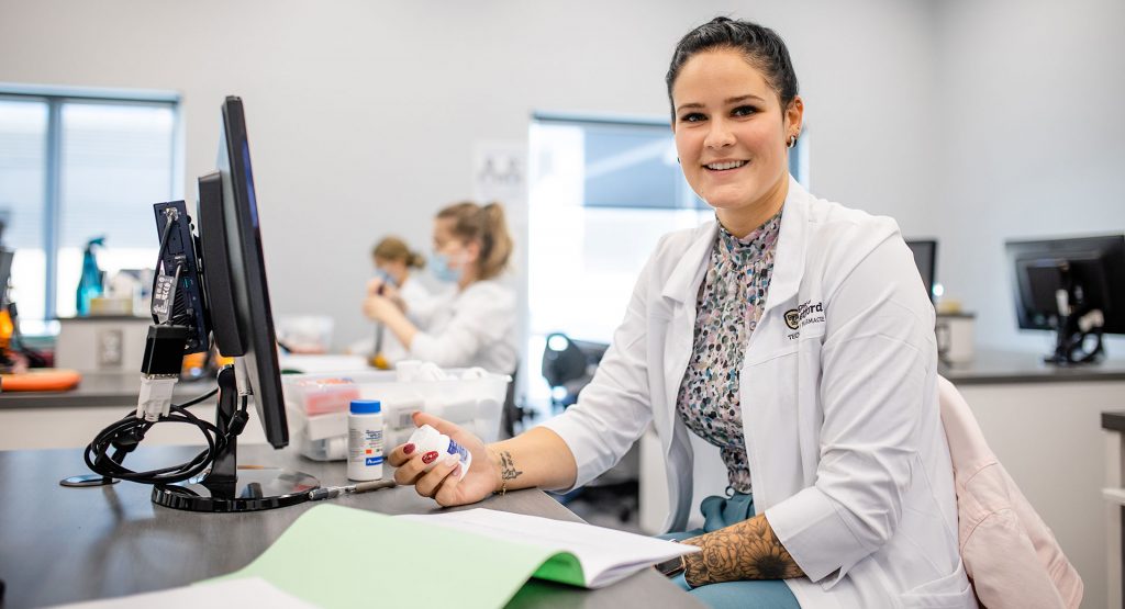 Étudiante en Techniques de pharmacie