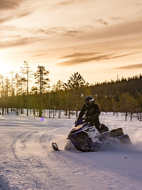 Étudiants internationaux moto-neige