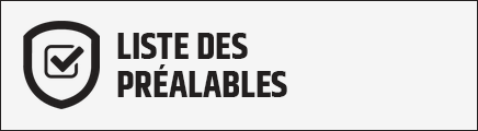 Bouton liste des préalables